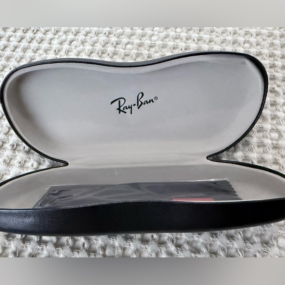 Ray-Ban Black and White Sunglasses Case